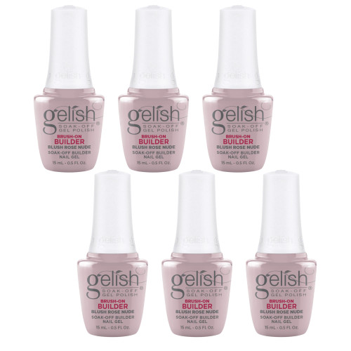 Gelish Blush Rose Nude Brush-On Builder Gel, 15mL | .5fl. Oz