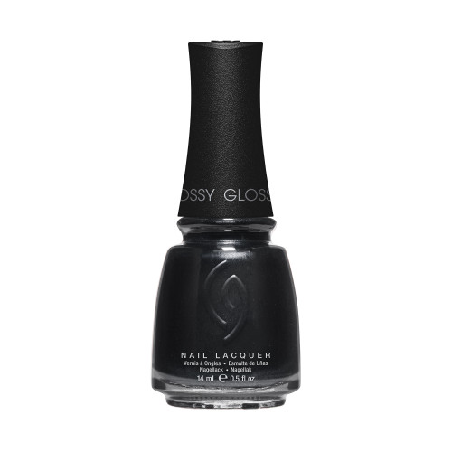 China Glaze "Black Diamond" Nail Lacquer, 0.5 Oz - 38500