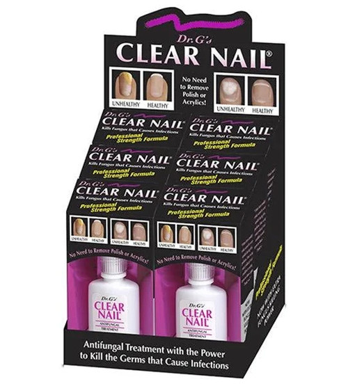 Dr. G's Clear Nail Antifungal Treatment, .5 fl. oz. - 6 Piece Display