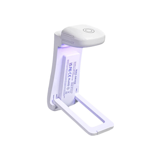 MelodySusie P-ART09F Foldable & Standable 2-in-1 Design LED/UV Nail Lamp – White