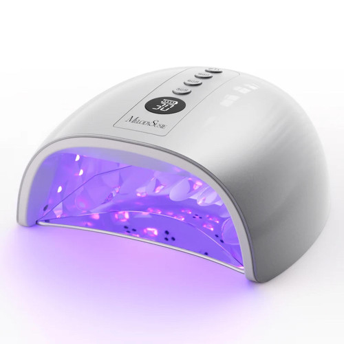 MelodySusie New Upgraded P-PLUS30GT Rechargeable Cordless UV/LED Nail Lamp - Silver
