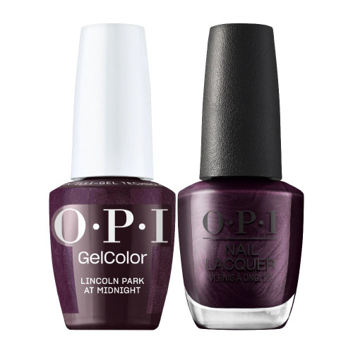 OPI Intelli-Gel Polish Duo "Lincoln Park At Midnight" #DuoF046, 0.5 fl oz