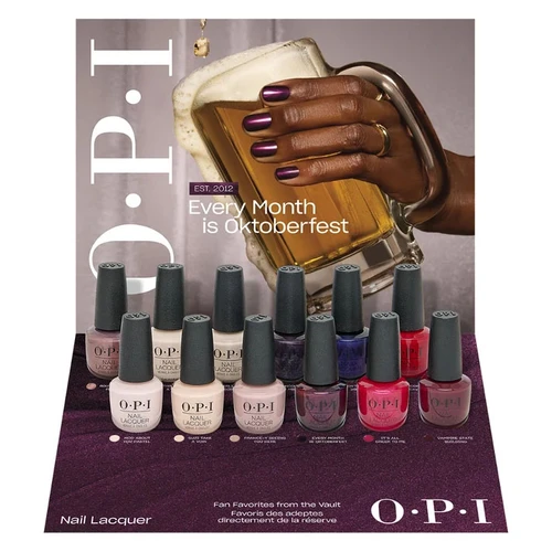OPI's Most Requested Fall 2026 12 pc. Lacquer Collection Display