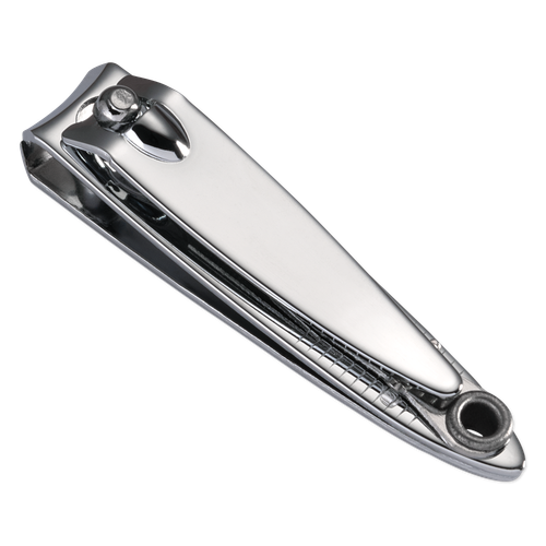Satin Edge Nail Clipper, Curved Blade