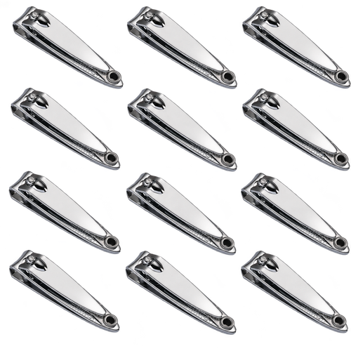 Satin Edge Nail Clipper, Curved Blade - Pack of 12