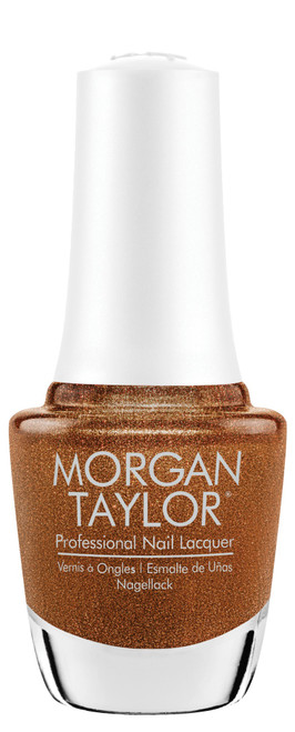 Morgan Taylor "Honey'd Up" Nail Lacquer, Amber Metallic, 15 mL | 0.5 fl oz