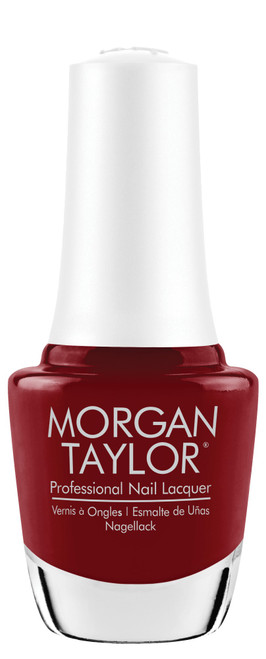 Morgan Taylor "Pour It Up" Nail Lacquer, Garnet Red Crème, 15 mL | 0.5 fl oz