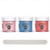 Gelish Professional Quality Nail Dip Powder Set of 3 Colors with Free Nail File - Brights Collection