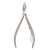 Satin Edge 4-1/4" Cuticle Nipper Full Jaw Single Spring