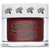 Gelish Xpress Dip "Red Shore City Rouge" Cranberry Crème - 43g | 1.5 oz