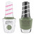 Gelish "So Check It" Duo, Sage Green Creme - Includes gel polish and lacquer