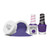 Gelish "Powers of Persuasion" Trio, Violet Creme - Includes gel polish, lacquer, and dip