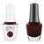 Gelish "Tartan The Interruption" Duo, Deep Scarlet Creme- Includes Gel Polish And Lacquer