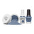 Gelish "Test The Waters" Trio, Chiffon Slate Blue Crème - Includes Gel Polish, Lacquer, and Dip
