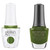 Gelish "Bad To The Bow" Duo, Olive Shimmer - Includes Gel Polish and Lacquer