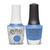 Gelish "Soaring Above It All" Duo - Includes Gel Polish and Lacquer - Bold Blue Crème