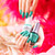Gelish "What The Fluff?" Duo - Includes Gel Polish and Lacquer - Vibrant Teal Metallic
