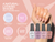 Gelish Foundation Flex Soak-Off Rubber Base Nail Gel, Light Nude, 15 mL | .5 fl. Oz. - Case Pack of 6