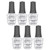 Gelish Foundation Flex Soak-Off Rubber Base Nail Gel, Clear, 15 mL | .5 fl. Oz. - Case Pack of 6