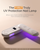 MelodySusie P-Plus20F Innovative UV Protection Rechargeable UV/LED Nail Lamp - Purple