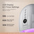 MelodySusie New Upgraded P-PLUS30GT Rechargeable Cordless UV/LED Nail Lamp - Silver