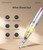 MelodySusie SC330G Clip-On Rechargeable 2-in-1 Nail Drill with Built-In Stand 30,000RPM - White Gold