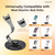 MelodySusie Nail Drill Machine Holder with 10 Holes Nail Drill Bits - Clip-on Nail Drill Holder