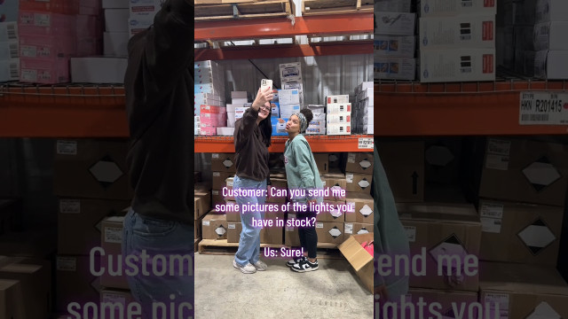 POV: A customer asks for a picture of the product