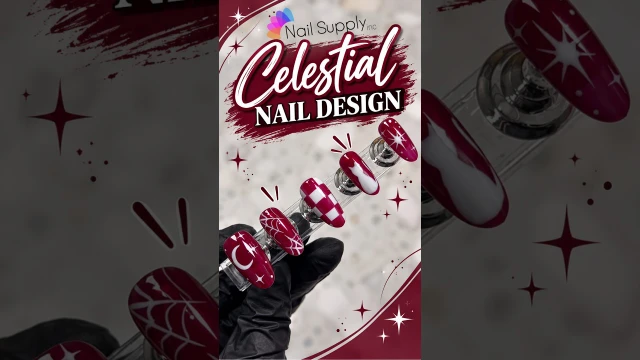 Celestial Nail Art with Nail Supply Inc.
