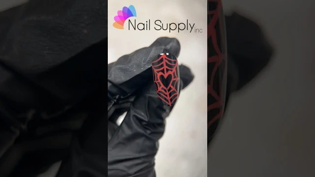 Spider Web Nail Art with Nail Supply Inc.