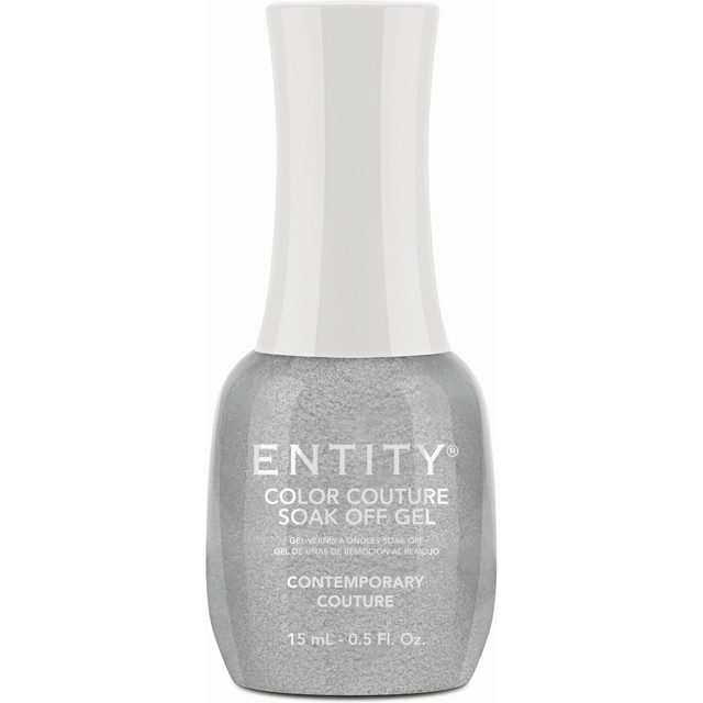 Entity One Color Couture Gel Polish "Contemporary Couture" - Silver Metallic