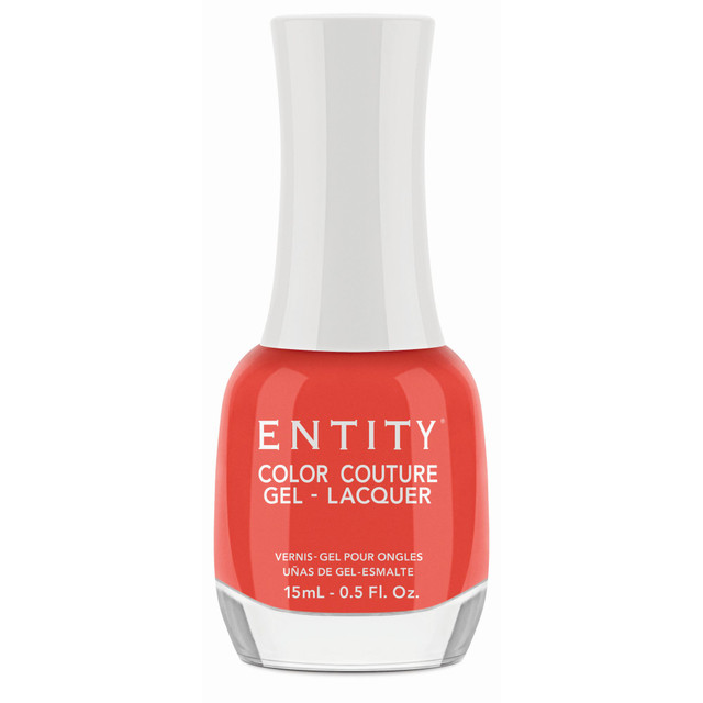 Entity Extended Wear Hybrid Gel-Lacquer "Diana-Myte" - Medium Coral Creme