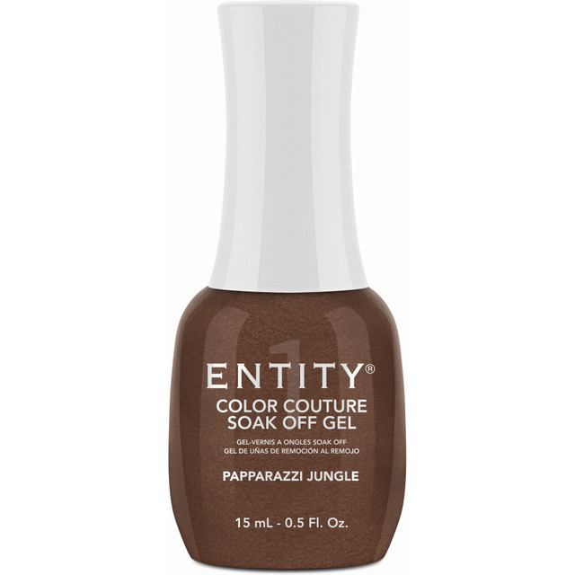 Entity One Color Couture Gel Polish "Paparazzi Jungle" - Brown Shimmer