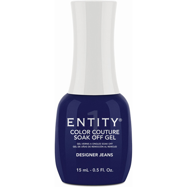 Entity One Color Couture Gel Polish "Designer Jeans" - Midnight Blue Creme