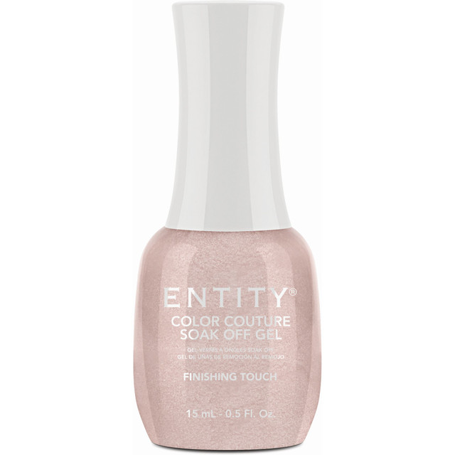 Entity One Color Couture Gel Polish "Finishing Touch" - Rose Gold Metallic
