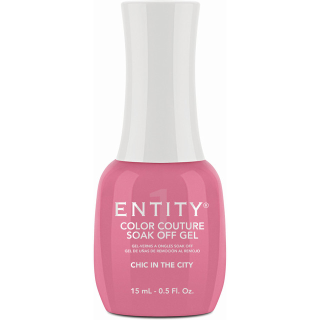 Entity One Color Couture Gel Polish "Chic In The City" - Medium Pink Creme