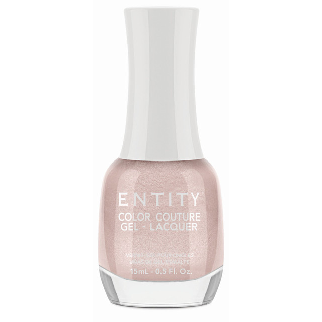 Entity Extended Wear Hybrid Gel-Lacquer "Finishing Touch" - Rose Gold Metallic