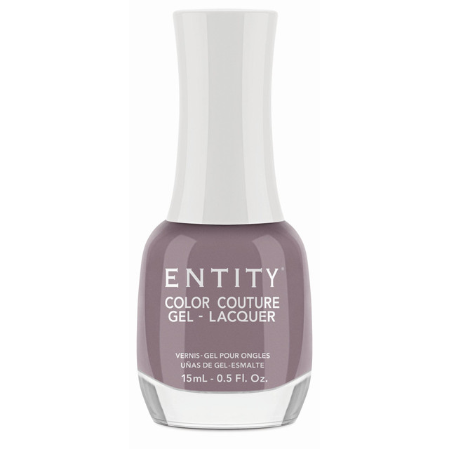 Entity Extended Wear Hybrid Gel-Lacquer "Behind The Seams" - Purple Taupe Creme