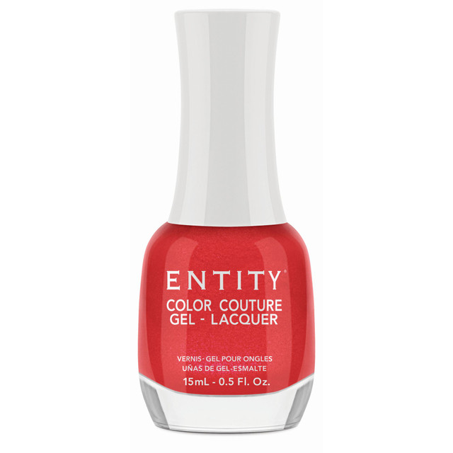 Entity Extended Wear Hybrid Gel-Lacquer "Red Rum Rouge" - Bright Red Pearl