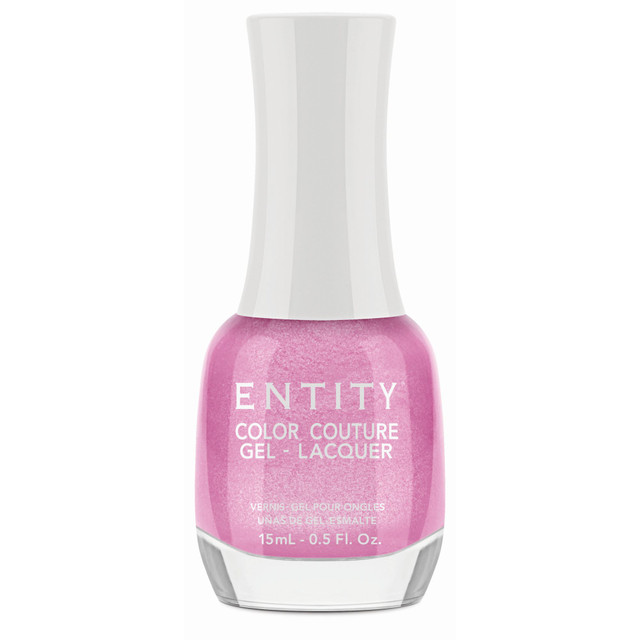 Entity Extended Wear Hybrid Gel-Lacquer "Ruching Pink" - Pink Shimmer