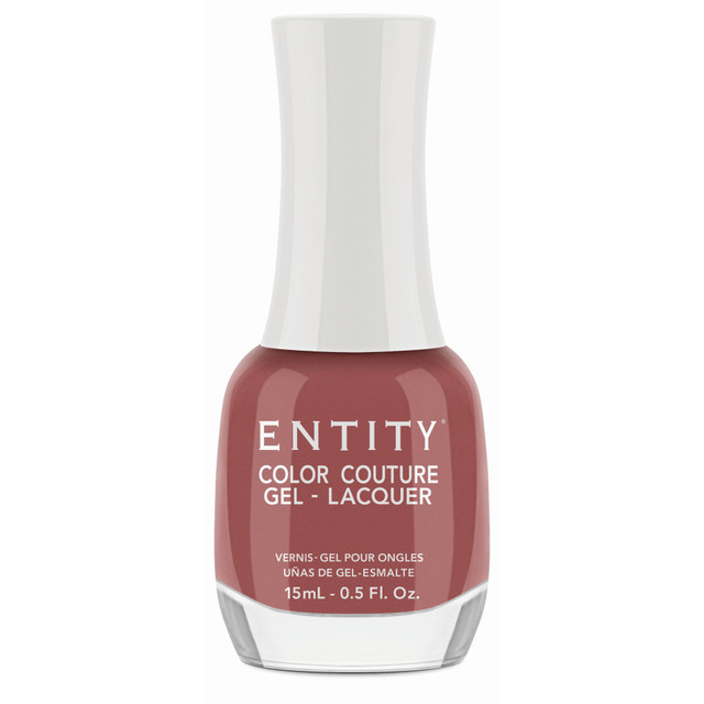 Entity Extended Wear Hybrid Gel-Lacquer "Classy Not Brassy" - Dark Mauve Creme