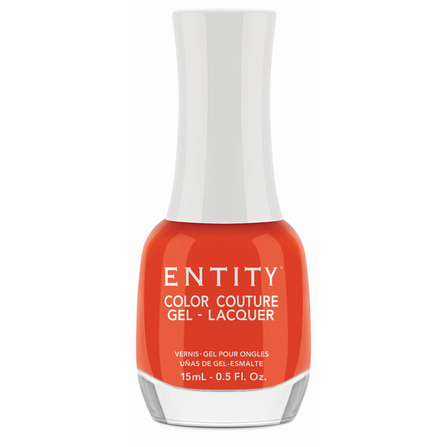 Entity Extended Wear Hybrid Gel-Lacquer "Hip Hugger Hautie" - Orange Neon Creme