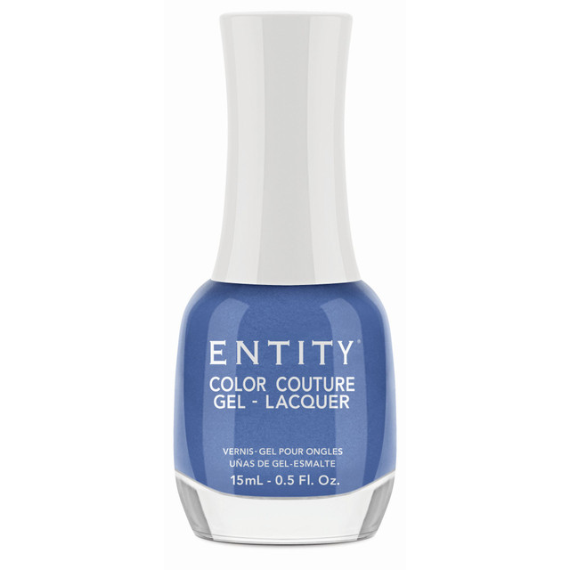 Entity Extended Wear Hybrid Gel-Lacquer "Blue Bikini" - Blue Shimmer