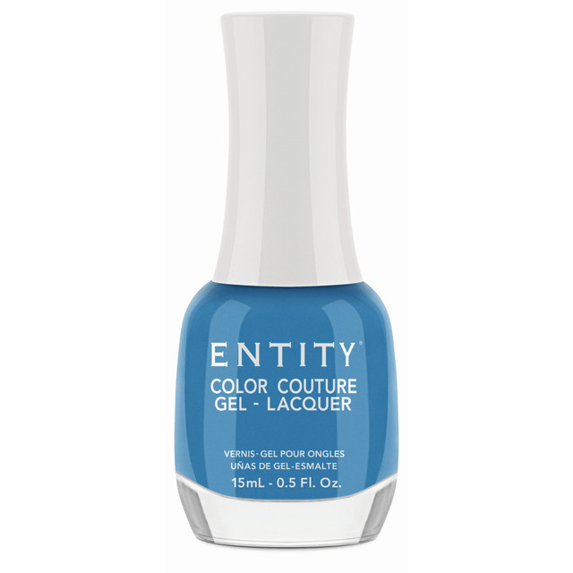 Entity Extended Wear Hybrid Gel-Lacquer "Flaunt Your Fashion " - Bright Blue Creme