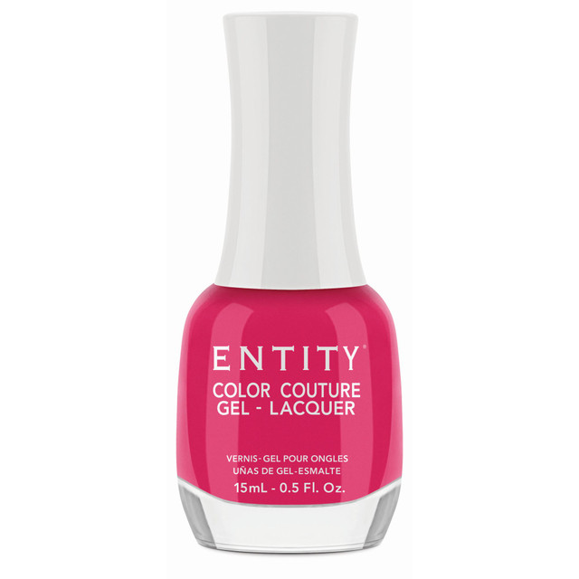 Entity Extended Wear Hybrid Gel-Lacquer "Power Pink" - Dark Pink Creme