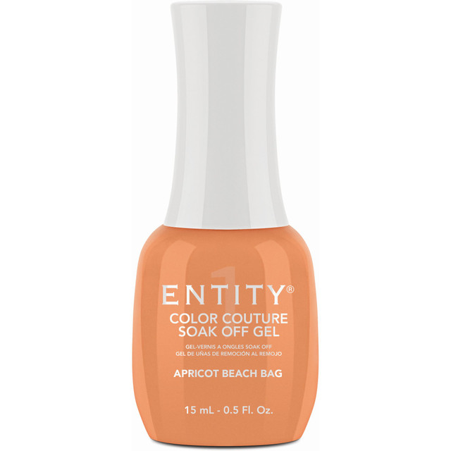 Entity One Color Couture Gel Polish "Apricot Beach Bag" - Bright Coral Creme