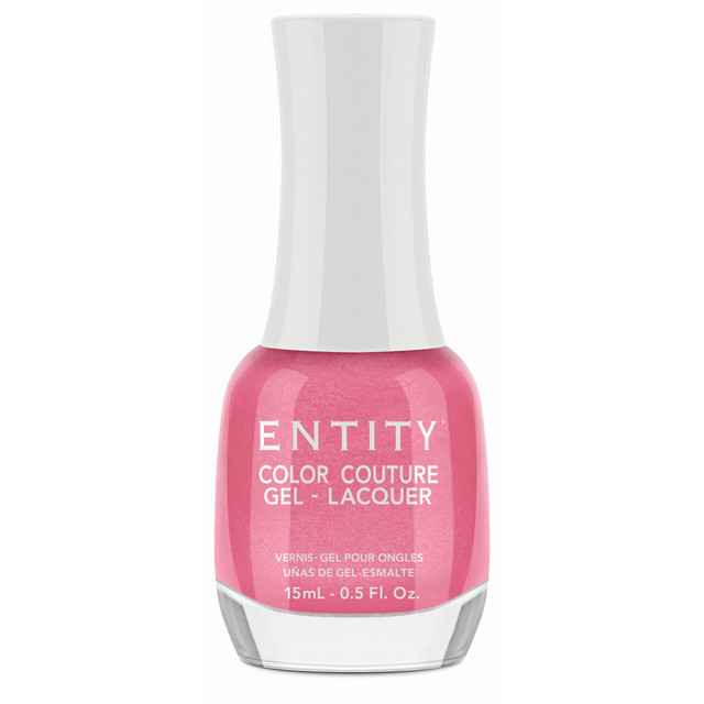 Entity Extended Wear Hybrid Gel-Lacquer "Modelesque" - Medium Pink Shimmer