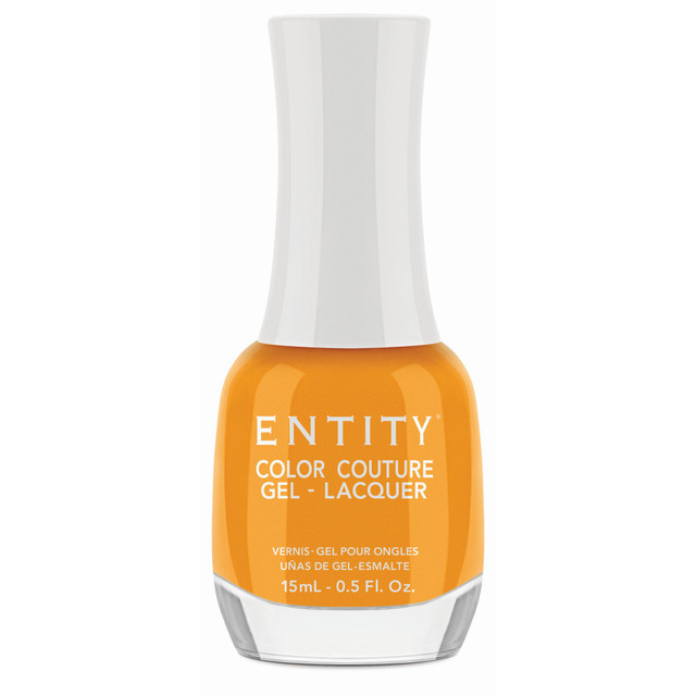 Entity Extended Wear Hybrid Gel-Lacquer "Sarong Sash" - Bright Orange Creme