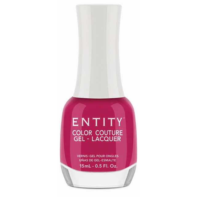 Entity Extended Wear Hybrid Gel-Lacquer "Little Miss Macrame" - Hot Pink Neon