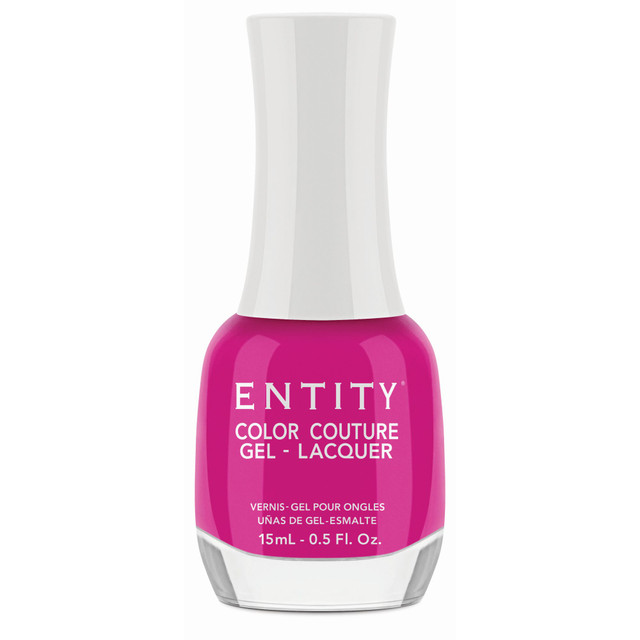Entity Extended Wear Hybrid Gel-Lacquer "Cheer-Y Blossoms" - Hot Pink Creme